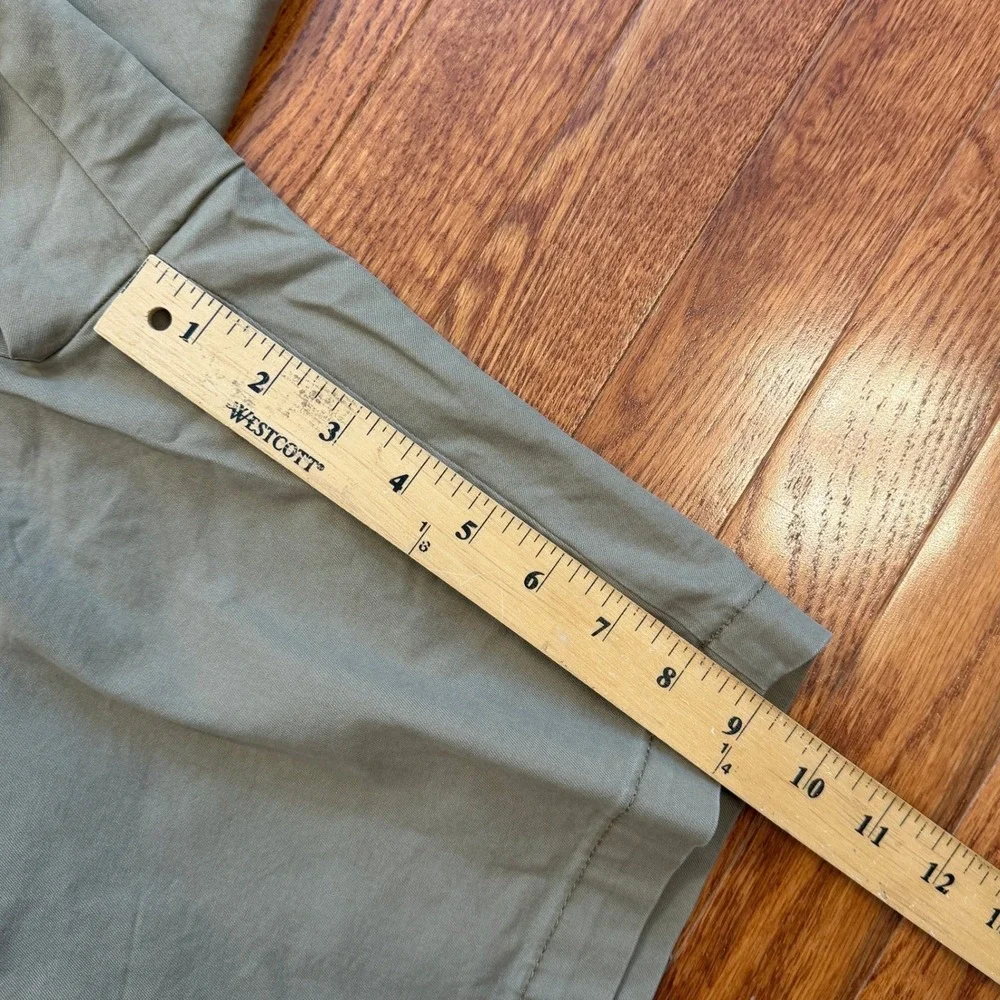New Banana Republic Chino Shorts Mens 36 Slim Fit Brown Cotton Stretch Casual 9